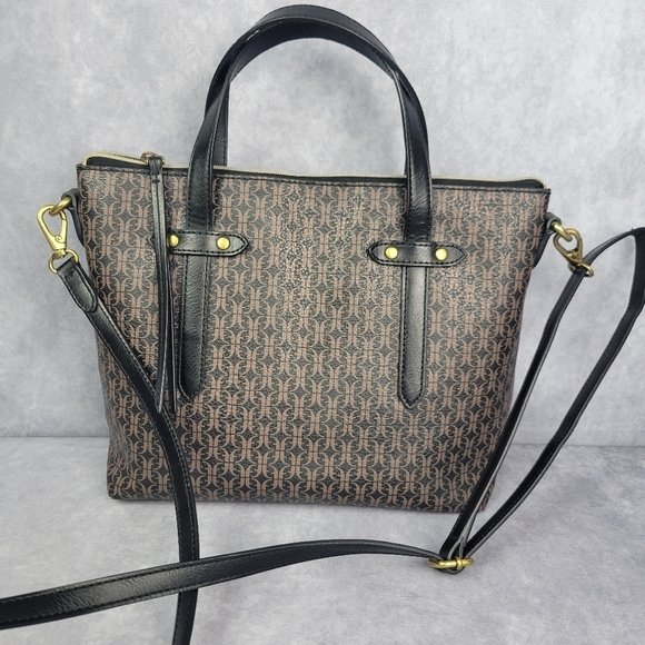 Fossil Satchel Handbag Man made material Large size $138 #5 - Picture 2 of 14